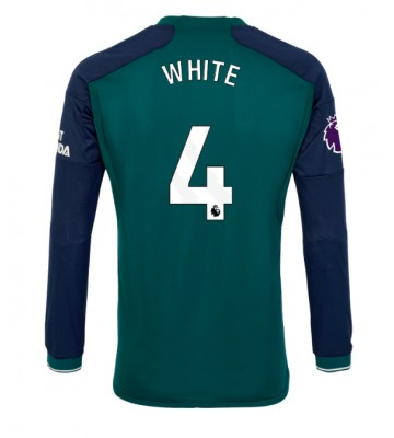 Maillot de foot Arsenal Benjamin White #4 Troisième 2023-24 Manche Longue